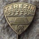 1965 Terezin Theresienst Nazi Concentration Camp Liberation 20th Anniversary Pin