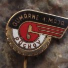 Vintage Mayday May 1st Rubber Tyre Wheels Factory Puchov Advertising Pin