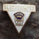 Elektroimpex Orion Budapest Hungary Radio, TV & Electronics Company Advert Pin