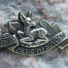 Antique Fawn in the Forest June the Hunting Month Badge