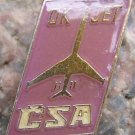 CSA Czech Airlines Ilyushin IL-62 OK-JET Pin Mauve