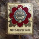 1974 URD Trade Union 7th General Assembly Conference Ustredni Rada Druzstev Pin