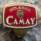 1960's Camay Helados Nestle Ice Cream Antique Button Hole Advertising Badge