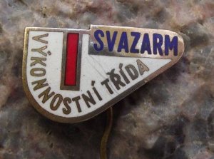 Svazarm Army Reserve Performance Group 1 Class One Recruit Selection Award Pin