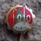1960's Solo Match and Matchbox Company of Susice Czechoslovakia Advertising Pin