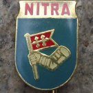 Nitra Official Czechoslovakia City Heraldic Shield Pin