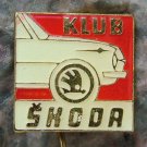 1970s Skoda 1000MB Skoda Club Klub Membership Pin