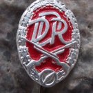 East German DDR Eastern Germany GDR Crossed Rifles Army Reservist Pin