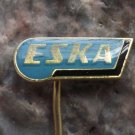 Antique ESKA Bicycle & Motorbike Works Cheb Czechoslovakia Advertising Pin