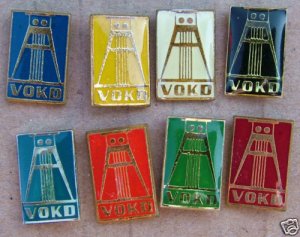 VOKD Czech Coal Mine Construction Company Ostrava Pins