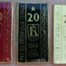 1984 Czech Coal Mine Vitezny Unor 20th Anniversary Pins