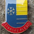 Strbske Pleso Snowflake Official Czechoslovak Heraldic Crest Pin