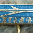 1963 CSA Czech Airlines 40th Anniversary Jet Pin Blue