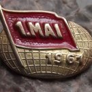 1961 Genuine Historic Czechoslovakia  May day Mayday Parade Antique Metal Badge