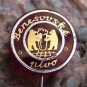 Benesov Benesovske Pivo Two Bears Holding Frothing Beer