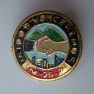 United we'll be Victorious Unidos Venceremos Cuba Badge