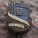 1956 CSM Czechoslovakian Youth Organisation Slovakia Congress Attendee Pin
