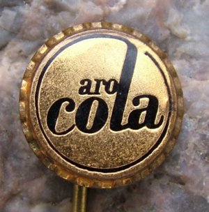 Aro Czechoslovakia Coca Cola Derivative from Communism Advertising Pin