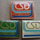 Set of Czechoslovakia NW Railway CSD Network Logo Pins