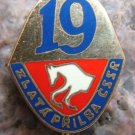 Rare 1967 Golden Helmet FIM Czech Speedway Pin Badge
