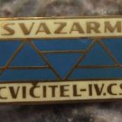 SVAZARM Trainer Instructor Czech Paramilitary Organisation Members Badge