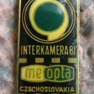 1981 Interkamera Camera lens Czechoslovakia Meopta Pin