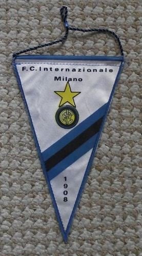 Fc Internazionale Milano Inter Milan 1908 Vintage Football Pennant Flag