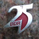 1974 Rare East Germany DDR GDR 25th Number 25 German Anniversary Badge
