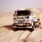 1986 Paris Dakar Desert Race Liaz Trucks Support Badge
