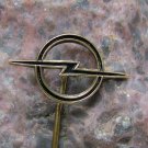 1960s Gold & Black Opel Cars Lightning Flash Badge