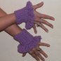 Purple Vintage Inspired Handmade Crochet Victorian Wrist Cuffs