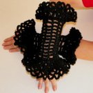 Vampire Gothic Steampunk Victorian Wrist Cuffs Fingerless Gloves