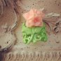 Pink Cabochon Rose Flower Ring