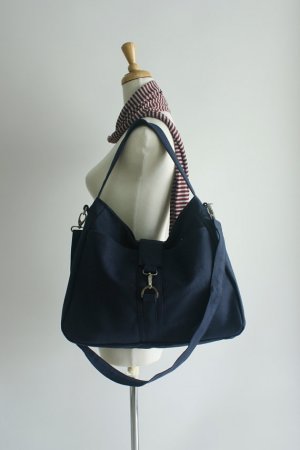 Ashley - shoulder bag / messenger - navy blue