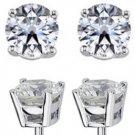 3cttw diamond stud earrings