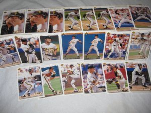 PITTSBURGH PIRATES 1992 UPPER DECK BASEBALL CARDS TEAM LOT FREE SHIPPING !!!