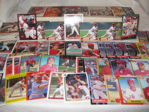 HUGE CINCINNATI REDS BASEBALL CARD LOT FREE SHIPPING