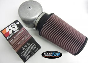 IMPCO ADAPTER & K&N AIR FILTER & RECHARGER CLEANING KIT FOR CT425M PROPANE MIXER