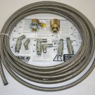 STAINLESS STEEL BRAID PROPANE HIGH PRESSURE HOSE 20 FT.