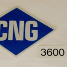 CNG 3600 DECAL LABEL STICKER EMBLEM SAFETY WARNING COMPRESSED NATURAL GAS IMPCO