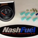 0-90 OHM DASH MOUNTED REMOTE FUEL LEVEL GAUGE PROPANE TANK SIGHT DIAL ELECTRIC