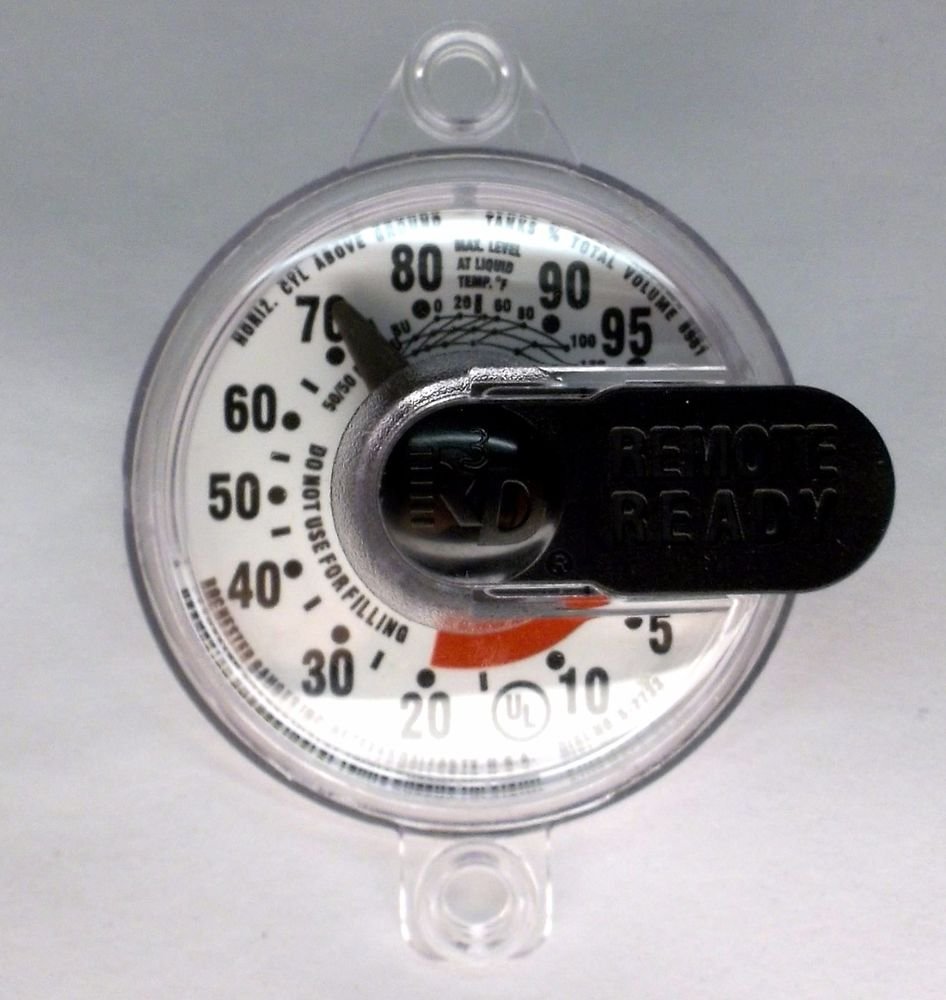 5909S02733 SCREW IN PROPANE TANK SIGHT GAUGE DIAL FUEL REMOTE READY