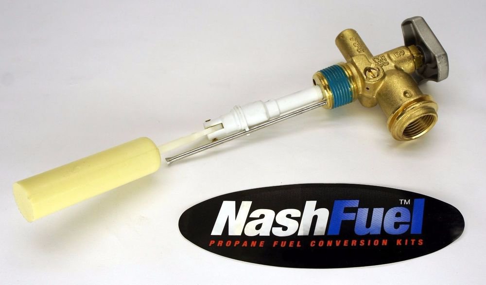 7 GALLON SHERWOOD STYLE 3349 STEEL RV PROPANE TANK SERVICE VALVE OPD 71