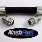 2FT CRIMPED PROPANE NATURAL GAS HOSE 1" ID 180° 180° MIXER REGULATOR 24" SKUNK