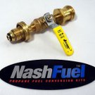 MALE POL TANK CONNECTION BALL VALVE MALE QCC 1-5/16" ACME SHUTOFF PROPANE F.POL