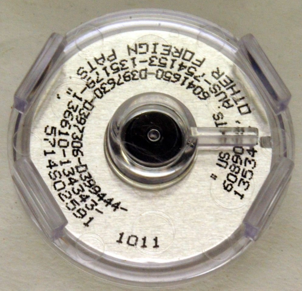 FORKLIFT SNAP IN ON PROPANE TANK SIGHT GAUGE DIAL FUEL LEVEL STEEL