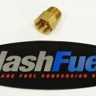MALE 3/8" NPT TO FEMALE 3/8" INVERTED FLARE PROPANE NATURAL GAS FITTING LPG PIPE