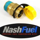 MARSHALL EXCELSIOR DOUBLE CHECK FILL VALVE 1-1/4" NPT 1-3/4" ACME PROPANE TANK