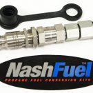 NGV1 7/8"-14 THREAD 5/8" MALE O-RING 3600 PSI BULKHEAD CNG QUICK CONNECT NOZZLE