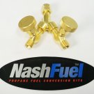 9/16" LEFT HAND THREAD TEE ADJUSTABLE NEEDLE VALVE PROPANE NATURAL GAS TORCH LP